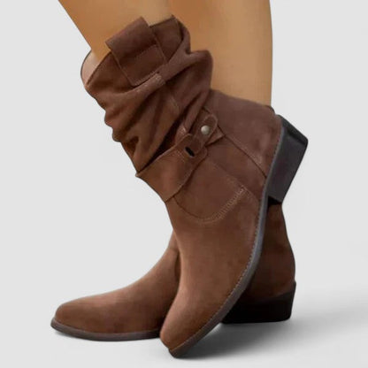 Women's Mid Calf Boots Ankle Silhouette