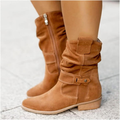 Women's Suede Knee High Boots