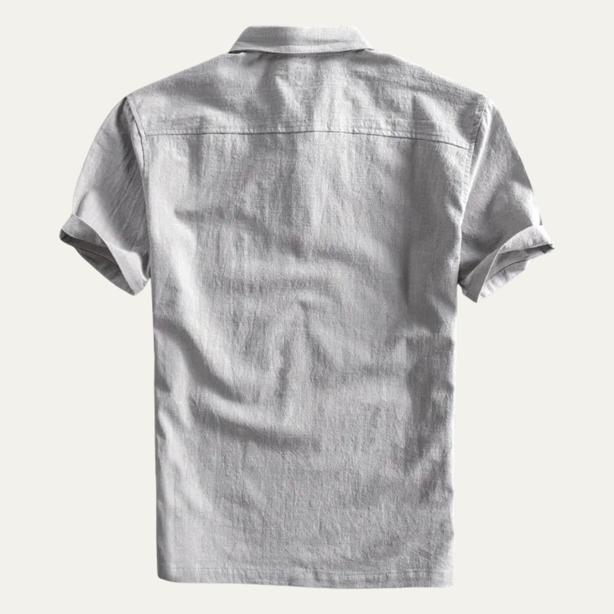 Montrose Ridge Men's Linen Polo Shirt Short Sleeve Casual