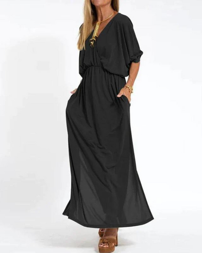 Women's Maxi Dress With Side Pockets