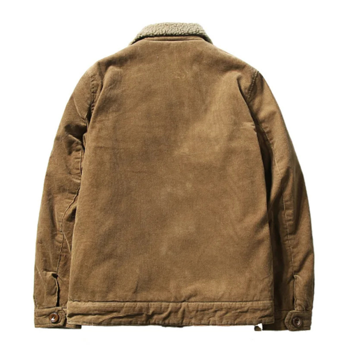 Men's Corduroy Jacket Winter Turn Down Collar