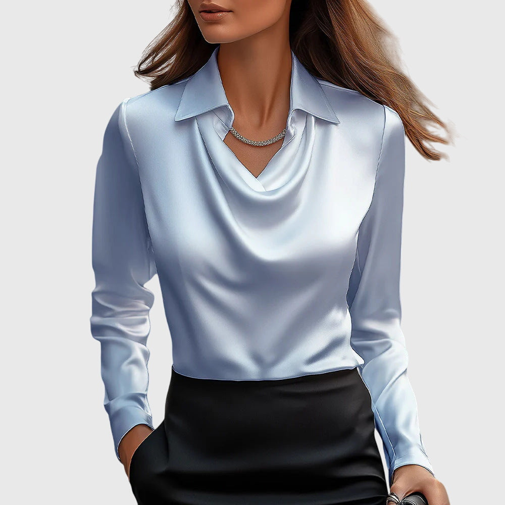 Daisy | Women’s Cowl Neck Long Sleeve Top