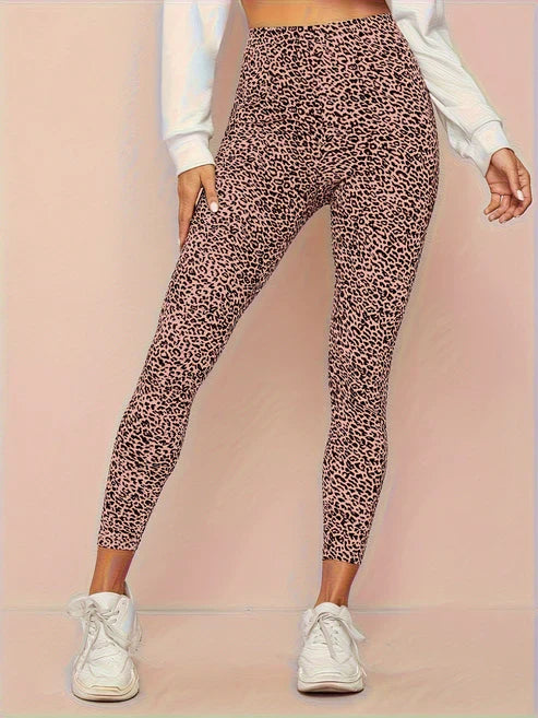 Women's Leopard High-Waist Leggings