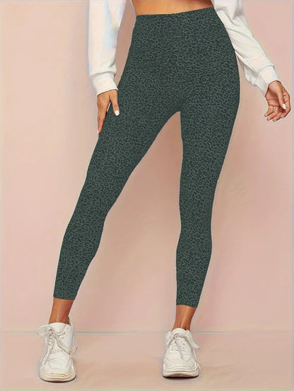 Women's Leopard High-Waist Leggings