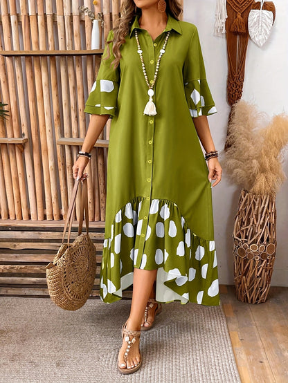 Amber Polka Dot Dress