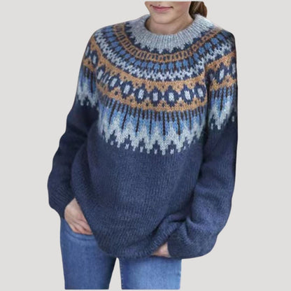 Kayla | Women’s Spring Nordic Pattern Sweater
