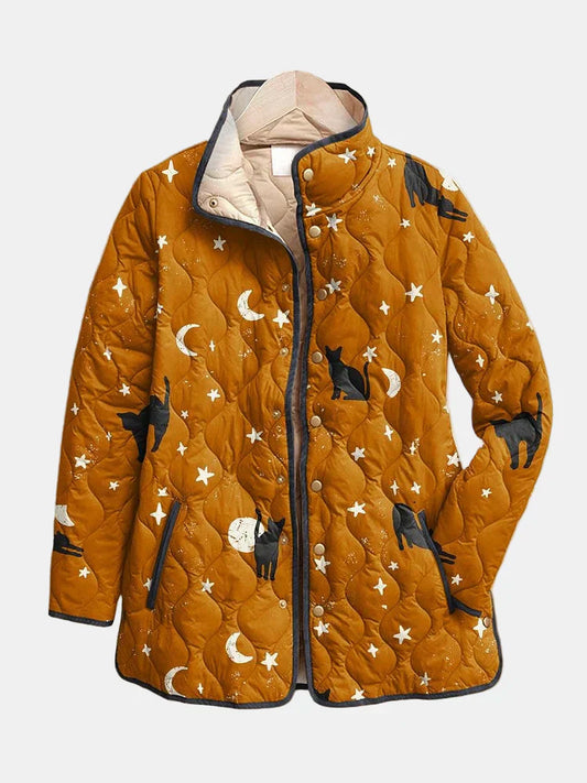 Women's Snap Button Jacket - Fashinoza