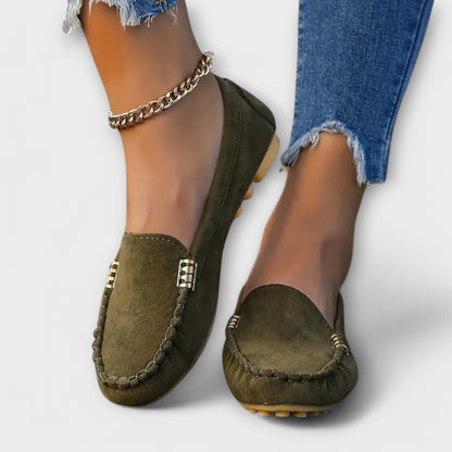 Women's Stitched Slip-On Loafers
