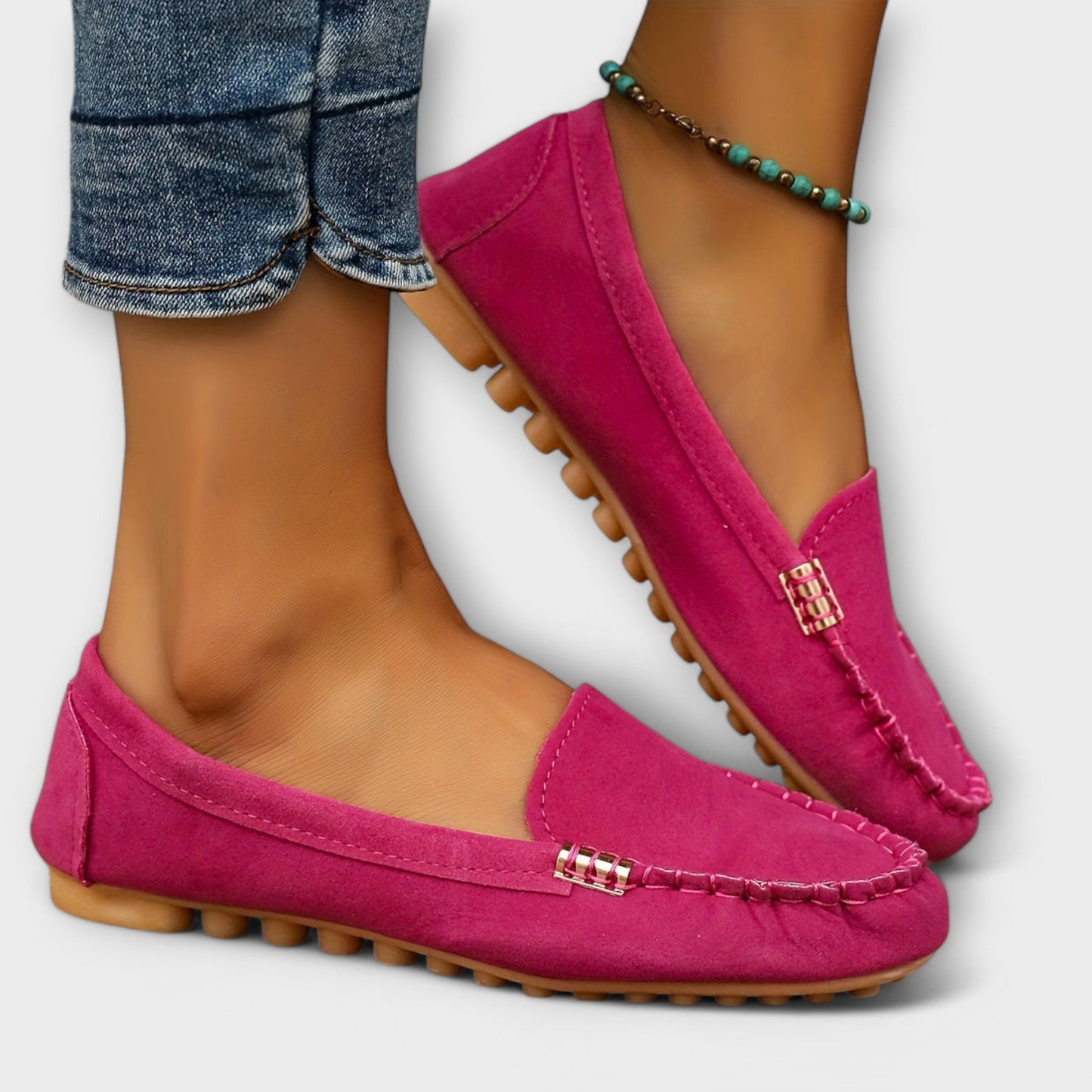 Women's Moccasin Slip On Shoes
