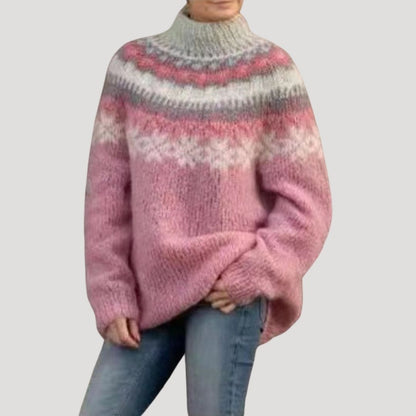 Kayla | Women’s Spring Nordic Pattern Sweater