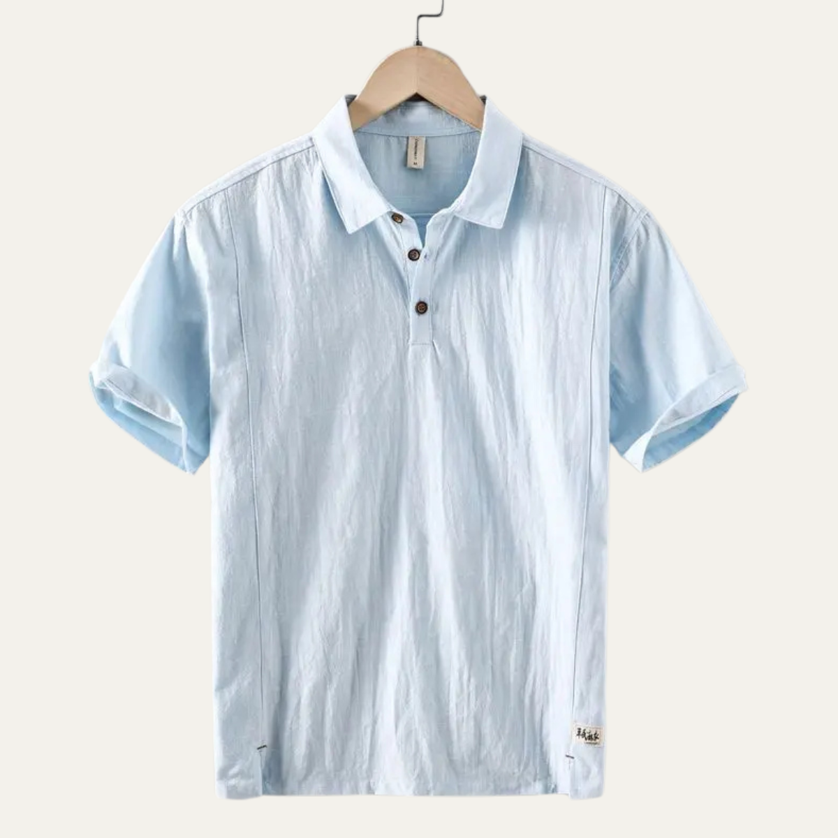Montrose Ridge Men's Linen Polo Shirt Short Sleeve Casual