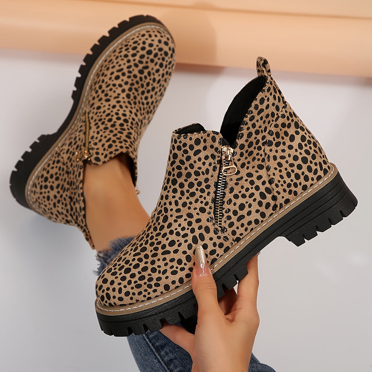 Women’s Orthopedic Ankle Boots with Easy-Zip Support
