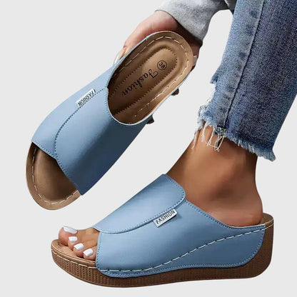 Women’s Platform Slide Sandals Open Toe