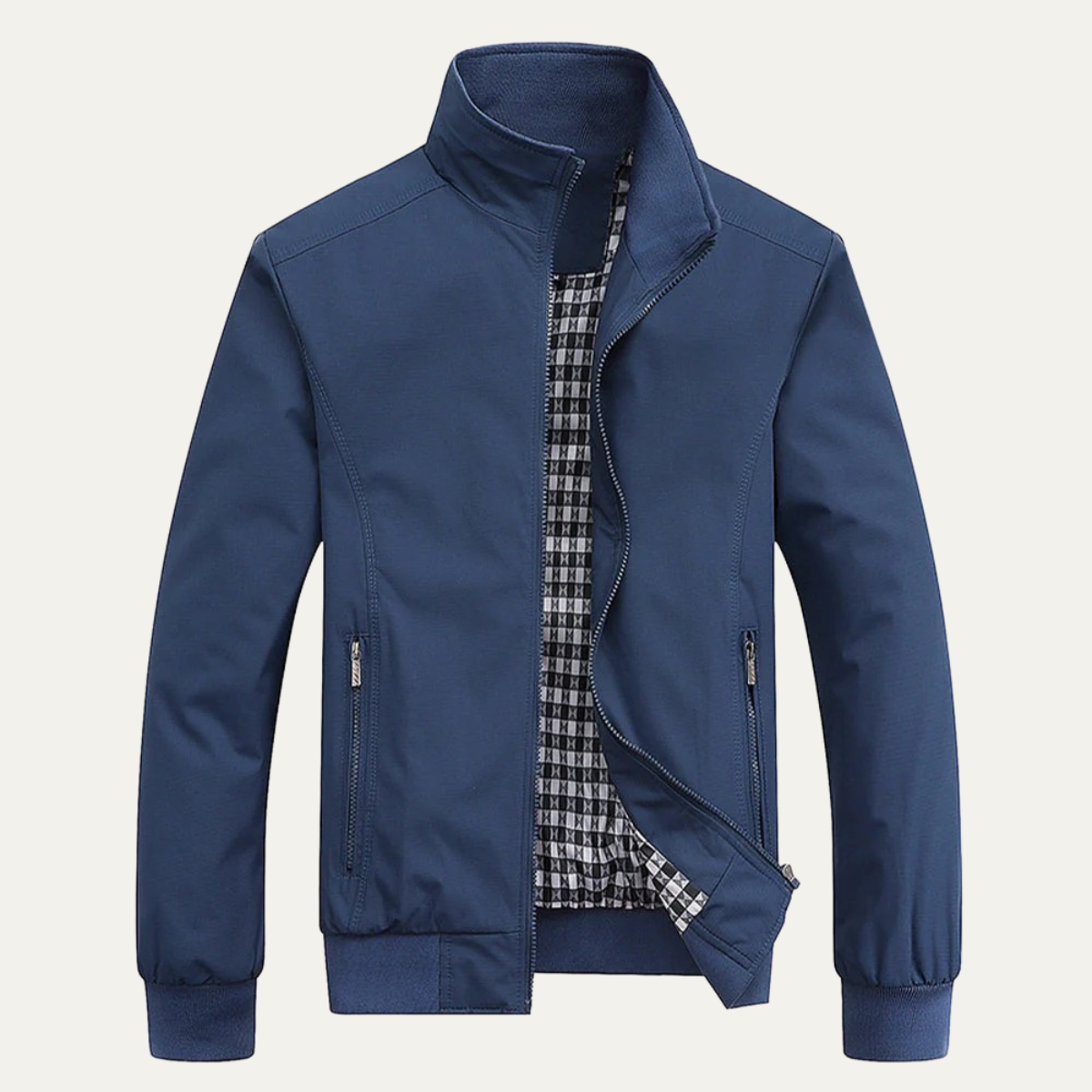 Men's Lightweight Bomber Jacket Zip Up Casual - Fashinoza