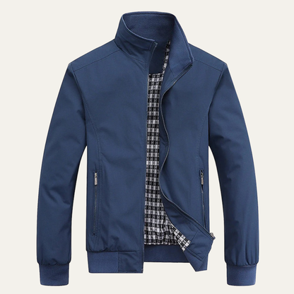 Men's Lightweight Bomber Jacket Zip Up Casual - Fashinoza