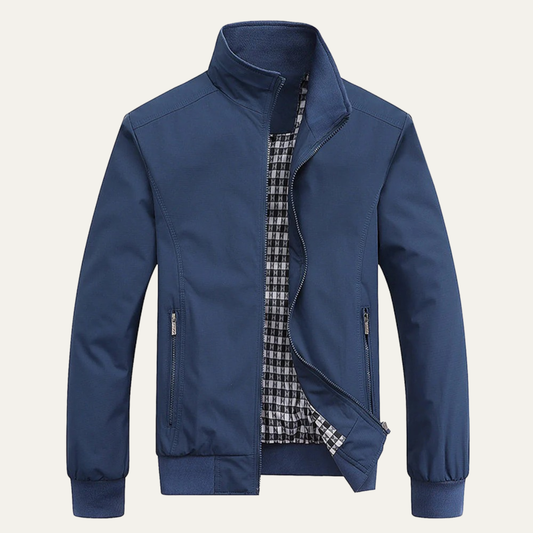 Men's Lightweight Bomber Jacket Zip Up Casual - Fashinoza