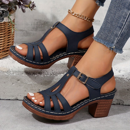 Women's Adjustable Buckle Sandals Cushioned