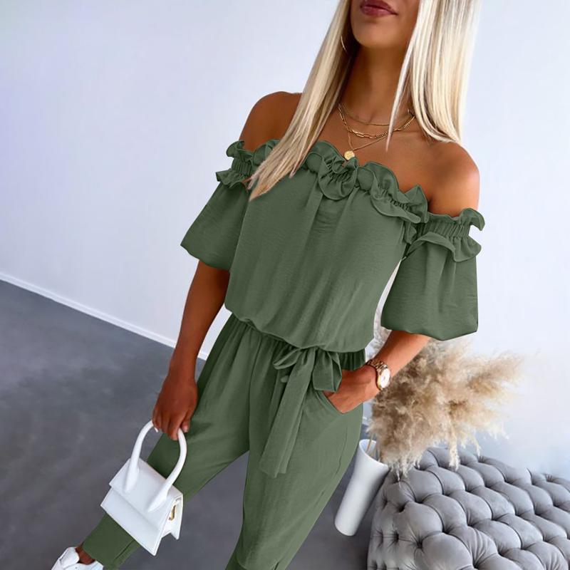 Women's Off-Shoulder Jumpsuit