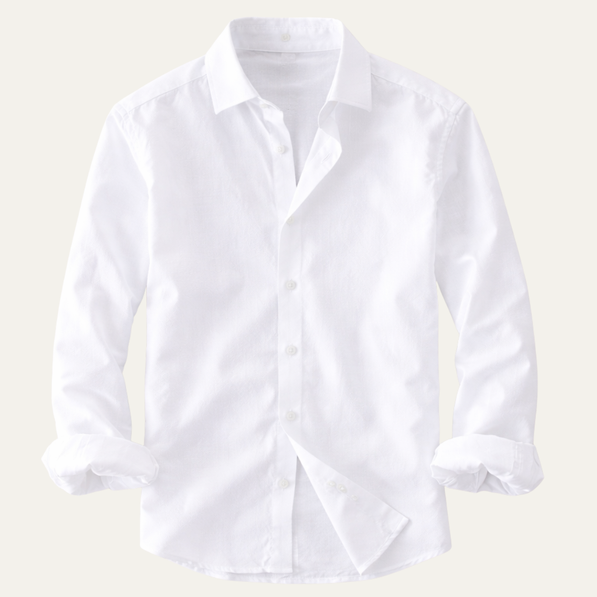Men's Linen Italian Style Button Up Shirt - Fashinoza