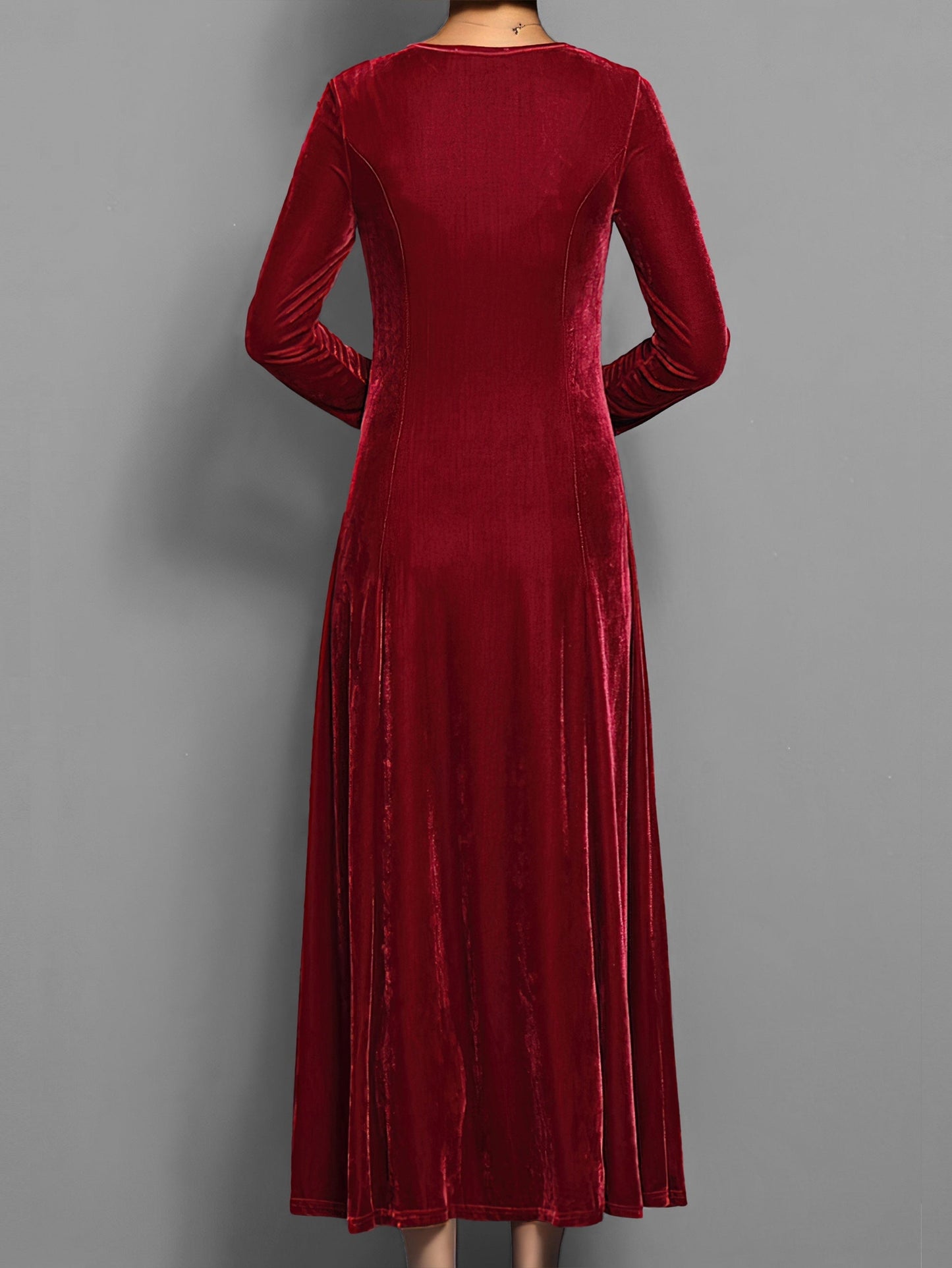 Women's Soft Velvet Dress