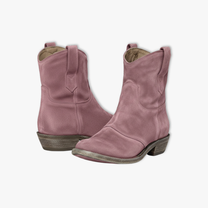 Luxury Women's Suede Ankle Boots Non-Slip Slip-On