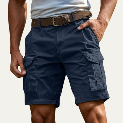 Men's Summer Utility Shorts Cotton With Pockets