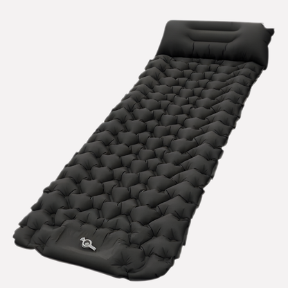 Inflatable Camping Air Mattress with Built-In Pump and Pillow