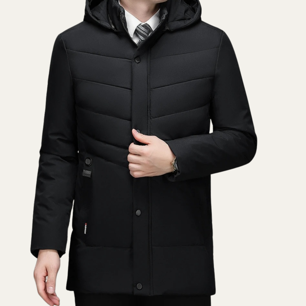 Men's Winter Hooded Puffer Jacket
