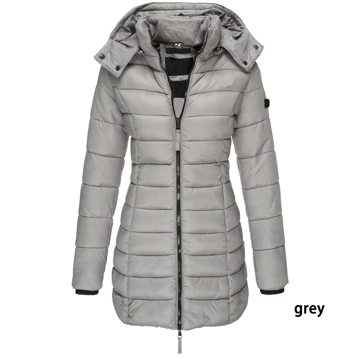 Long Quilted Winter Puffer Coat for Women