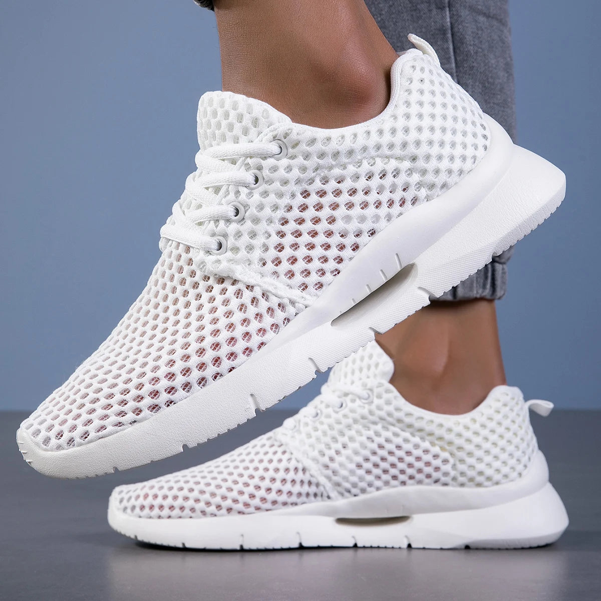 Women's Arch Support Walking Sneakers - Fashinoza