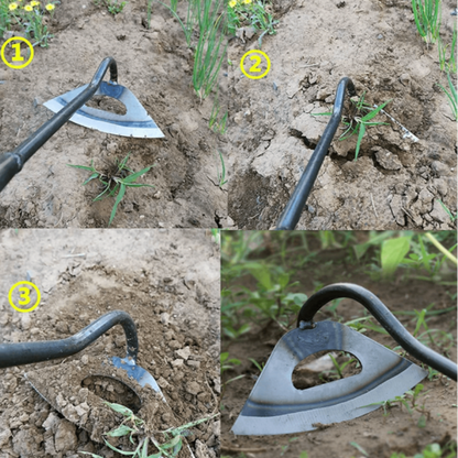 Steel Gardening Hoe Hollow Handle