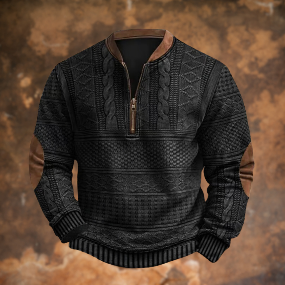 Patrick | Men’s Spring Textured Half Zip Pullover