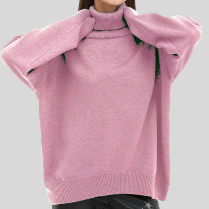 Women's Rollneck Sweater Thermal Cold Weather