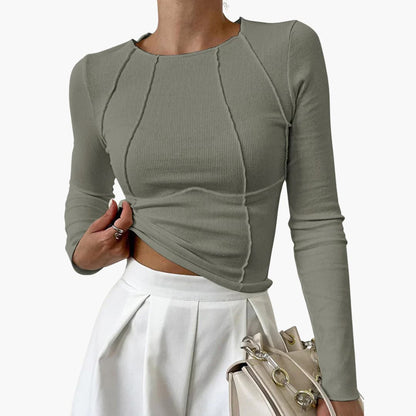 Women's Long Sleeve Sculpted Seam
