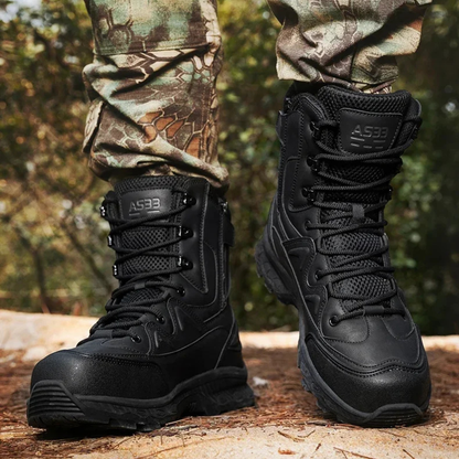 Men's Waterproof Snow Boots Durable Tactical Insulated