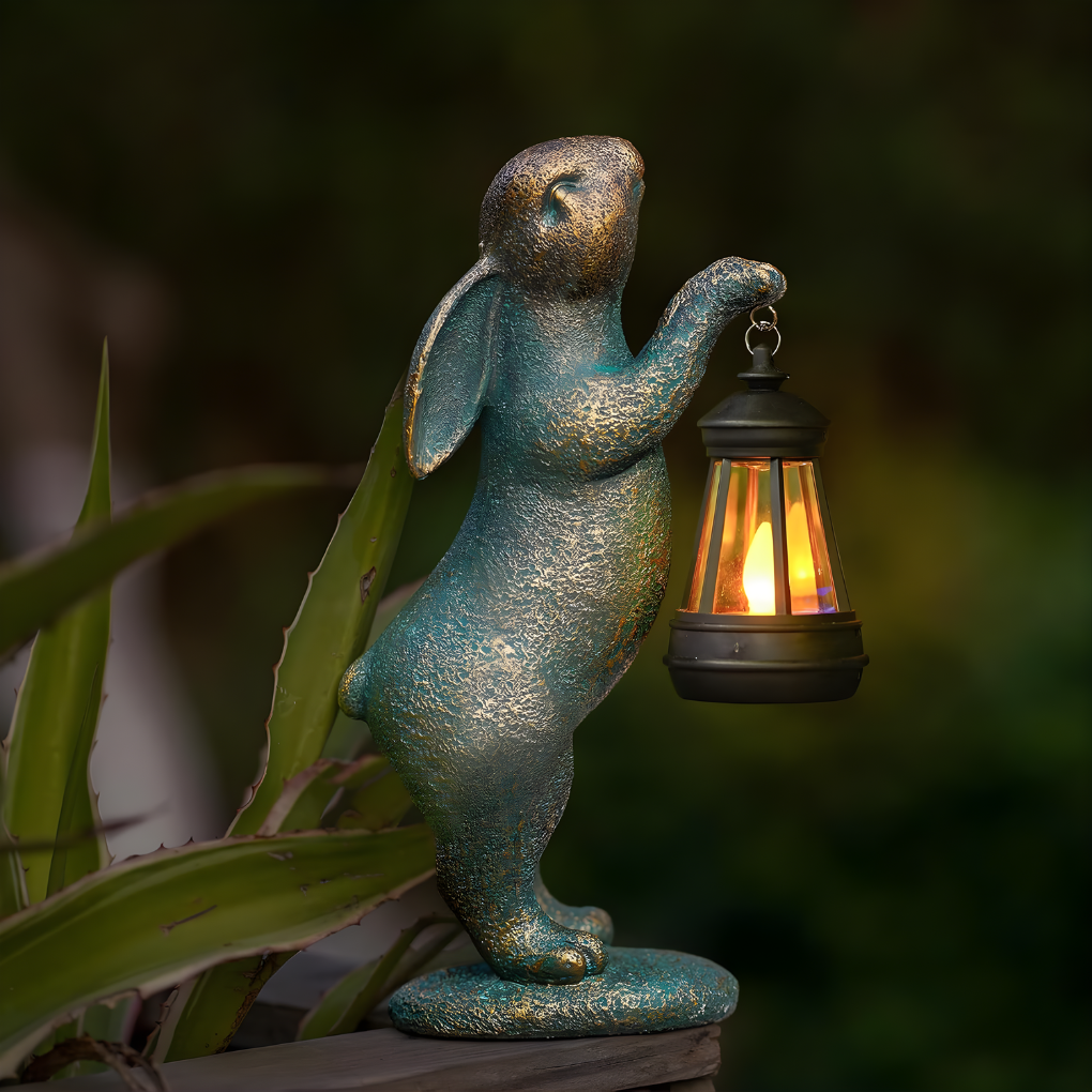 Rabbit Garden Statue - Fashinoza