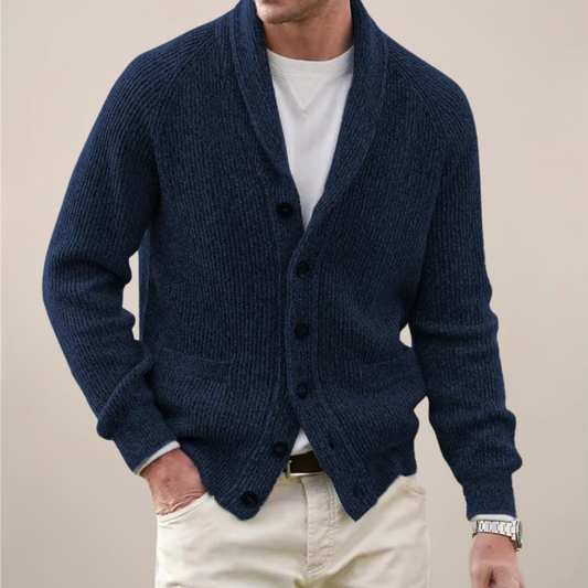 Lucas | Men’s Spring Button Front Knit Cardigan