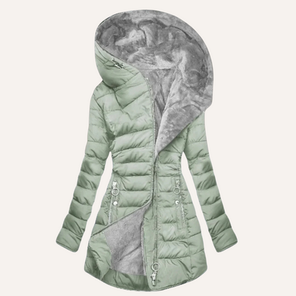 Women’s Hooded Waterproof Puffer Winter Jacket