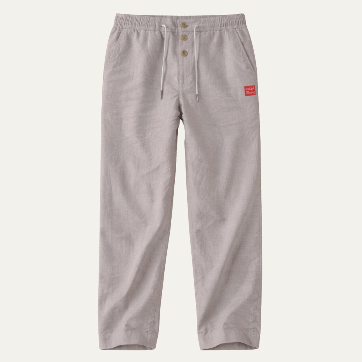 Men's Cotton Linen Straight Leg Pants Lightweight - Fashinoza
