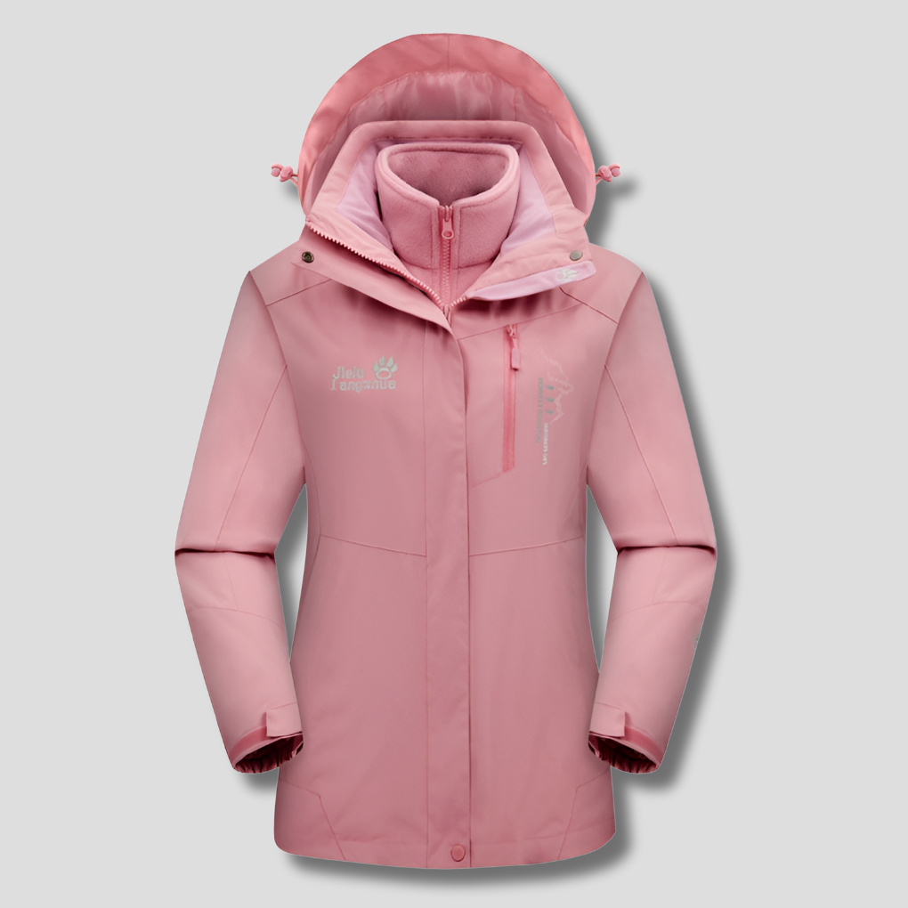 3-In-1 Waterproof Ski Jacket Winter