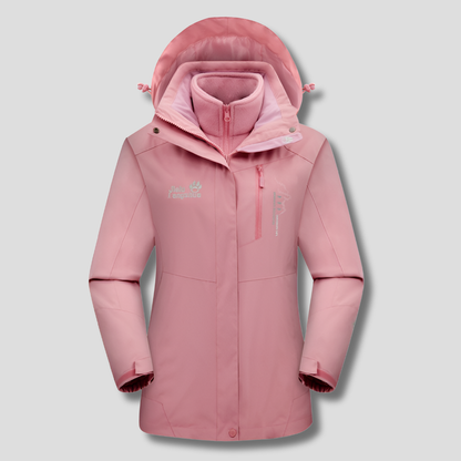 3-In-1 Waterproof Ski Jacket Winter