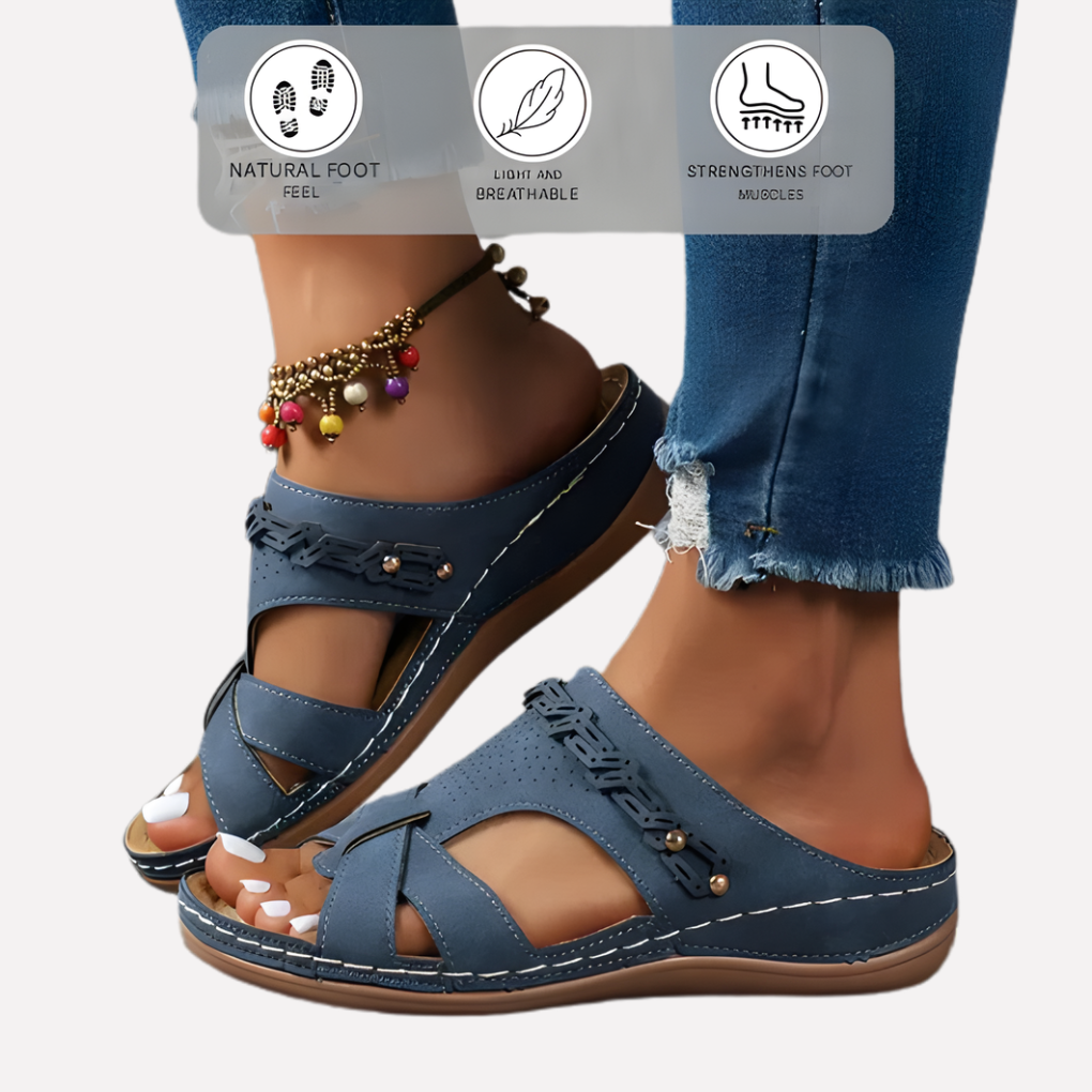 Women's Summer Wedge Flip Flops - Fashinoza