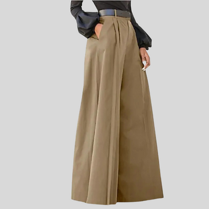 Women's Wide Leg Pants Modern Flowy Design