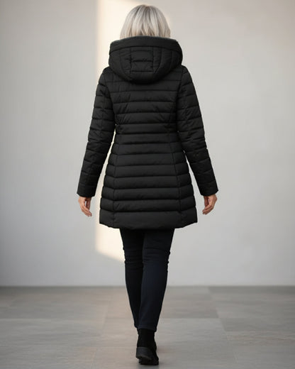 Hooded Quilted Winter Coat