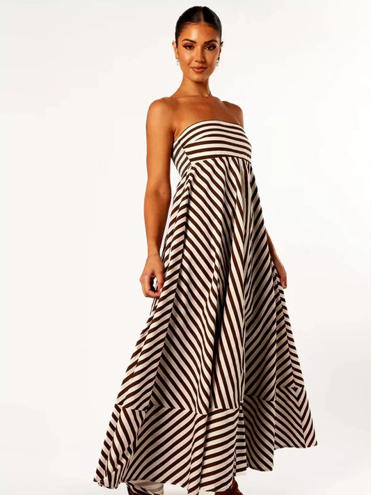 Lina Strapless Maxi Dress