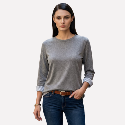 Women's Three Quarter Sleeve T-Shirt - Fashinoza