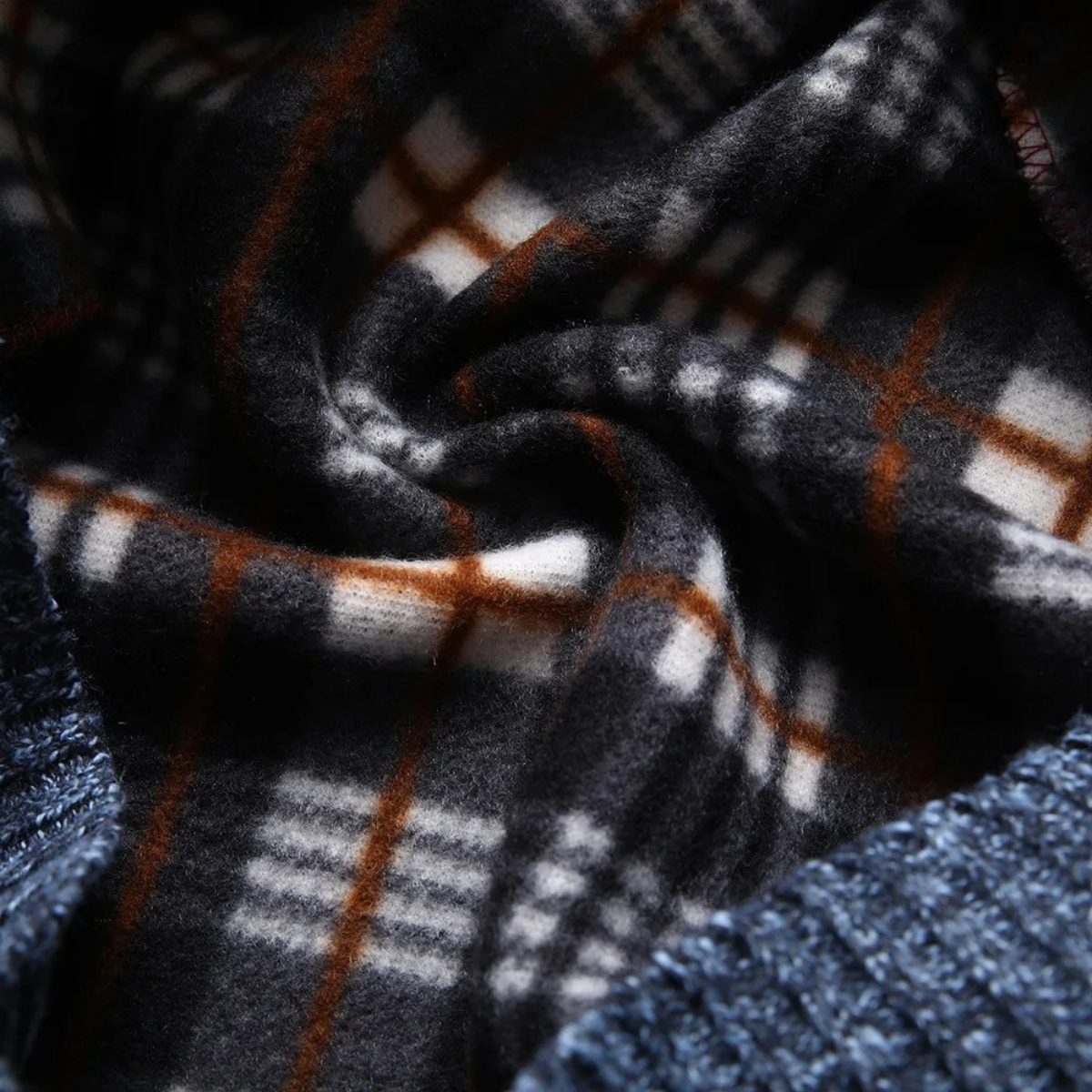 Men's Knit Button Up Cardigan Warm Layer