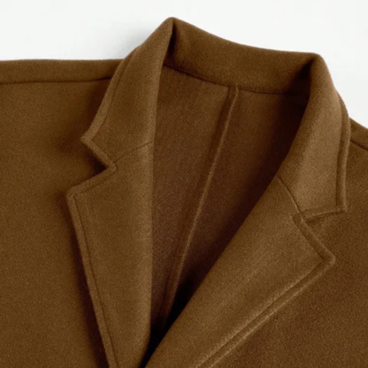 Men's Slim Fit Wool Overcoat Classic Winter