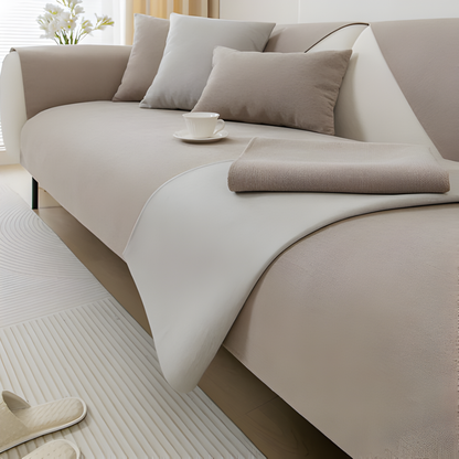 Linen Sectional Sofa Slipcover