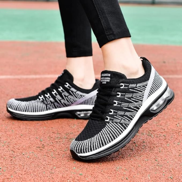Orthopedic Walking Shoes for Women with Arch Support and Breathable Air Mesh Upper
